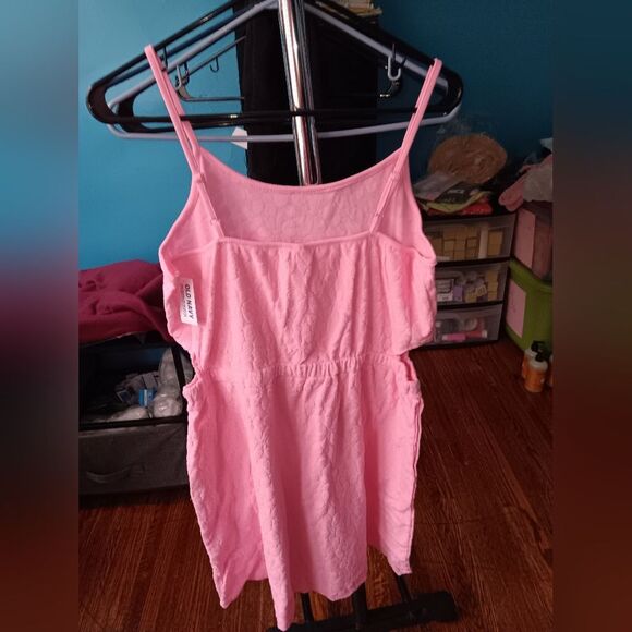 Old Navy Sleeveless Loop-Terry Side-Cutout Dress NWT - Picture 2 of 6